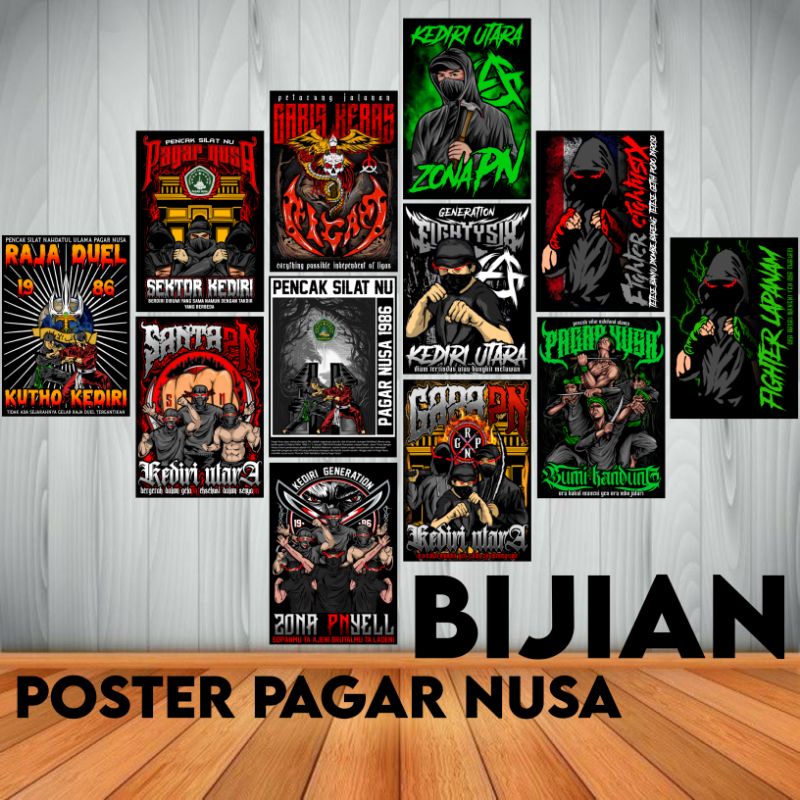 POSTER DINDING PAGAR NUSA