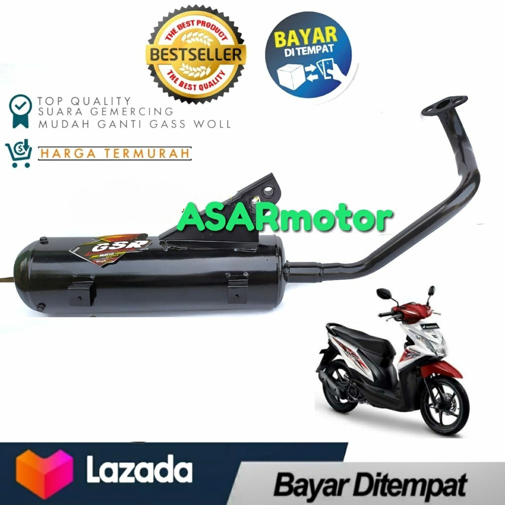 Knalpot Racing Bobokan Beat Fi Mberr Parah M2C