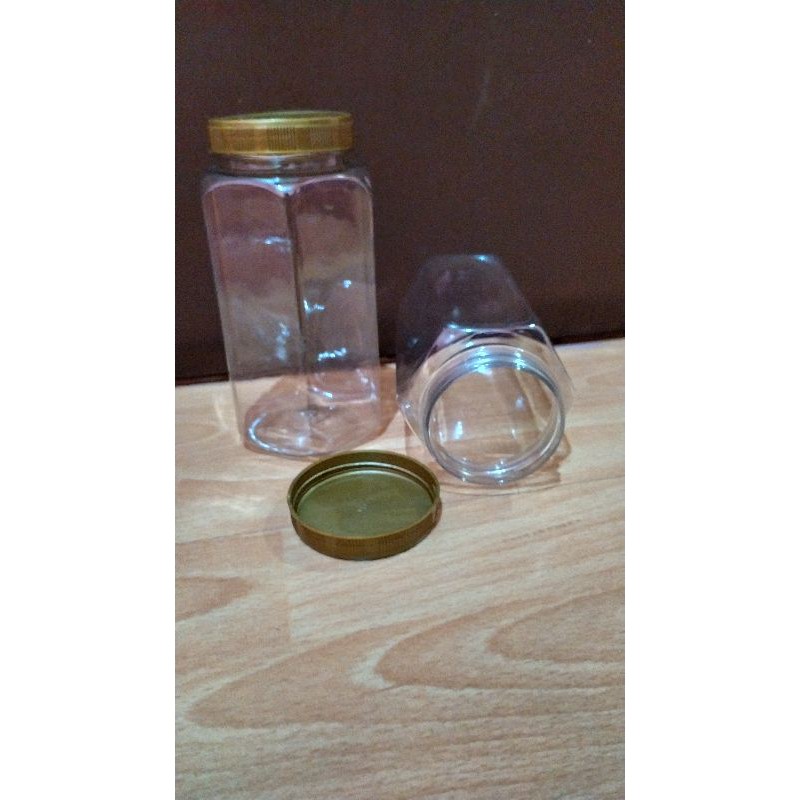 Toples Hexagonal 700ml TEBAL40gr khusus Gojek