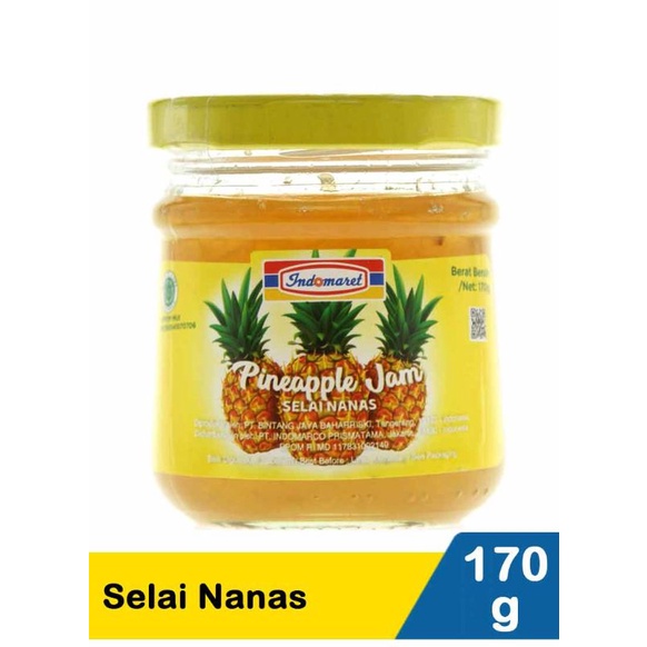 

Indomaret Jam Pineapple 170G/ Selai Nanas