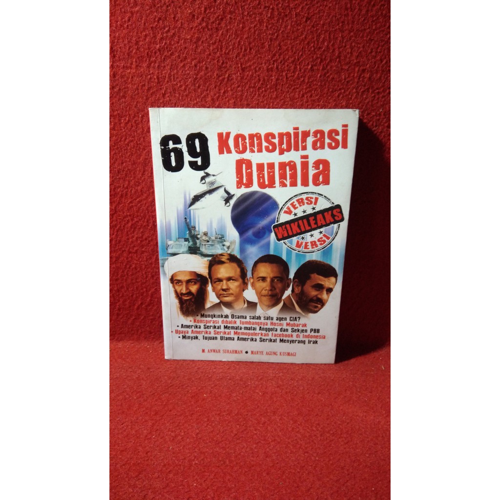 Jual Buku original 69 konspirasi dunia versi wikileaks M anwar