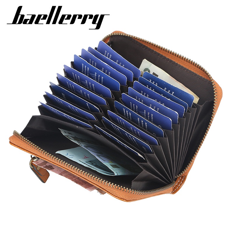 DOMPET KARTU WANITA IMPORT KOREA BAELLERRY ORIGINAL KULIT CARD HOLDER SLOT KARTU UANG KOIN ENANTI PREMIUM CEWEK MURAH FASHION REMAJA KEKINIAN SIMPLE BRANDED BATAM