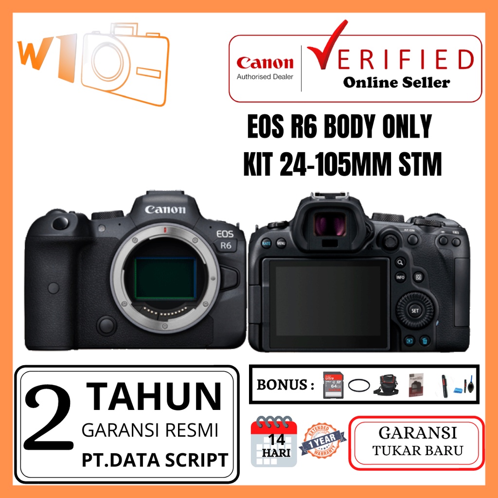 CANON EOS R6 - CANON MIRRORLESS FULLFRAME - CANON R6