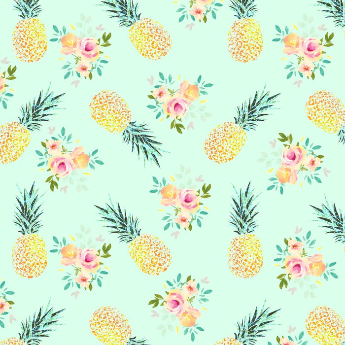 Kertas Scrapbook - Pineapple Summer Sweetness Design (2)