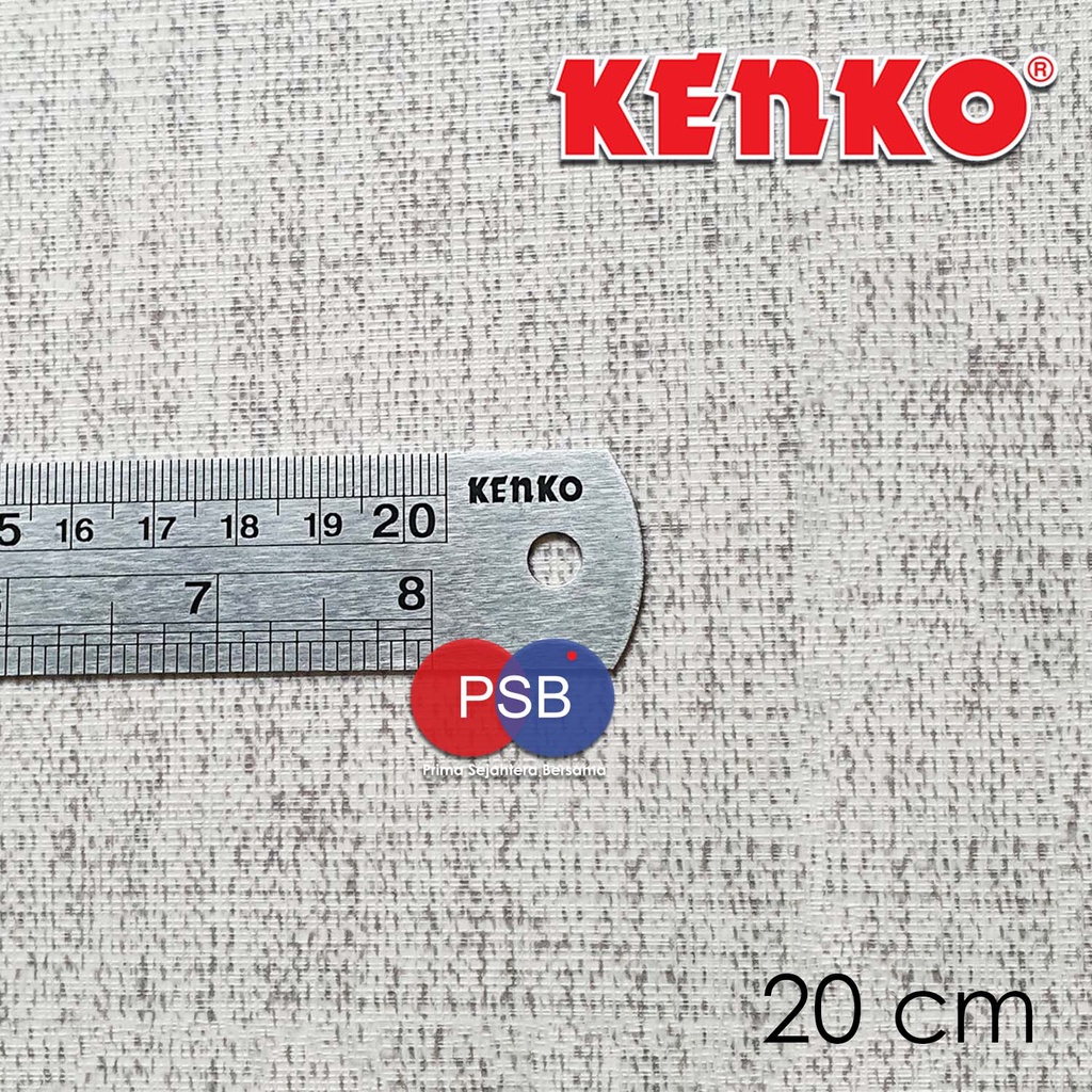 

Penggaris Besi Kenko 20 cm / Stainless Steel Ruler