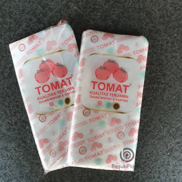 Plastik PE merk Tomat / Plastik Bening Murah / Plastik Es Mambo / Plastik Es 20x35
