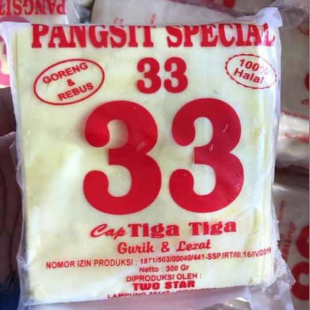 

Pangsit 33 ( Tiga Tiga )