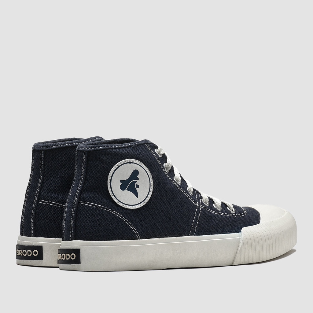Sepatu Brodo Vulcan Hi Series [Black White/Olive/Navy/White Gum]-2