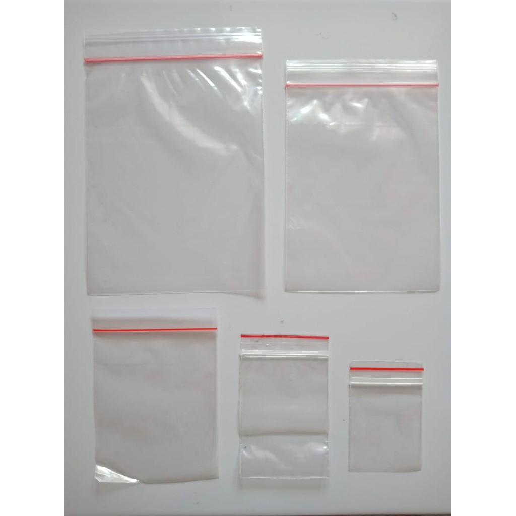 &lt;isi 50pc&gt; Plastik PE Klip Ziplock Uk 20x30 Tebal 0,4 | plastik zipper | plastik cetik promo