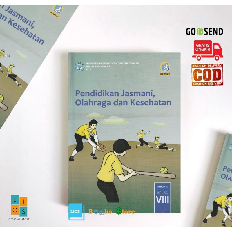 TERLENGKAP Buku Pelajaran Siswa Wajib SMP KELAS 8 Revisi 2017 Kurikulum 2013-PJOK 8