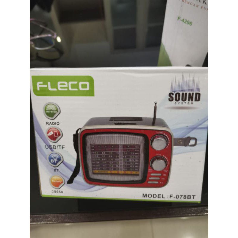 RADIO FLECO F-078 BT USB FM / AM