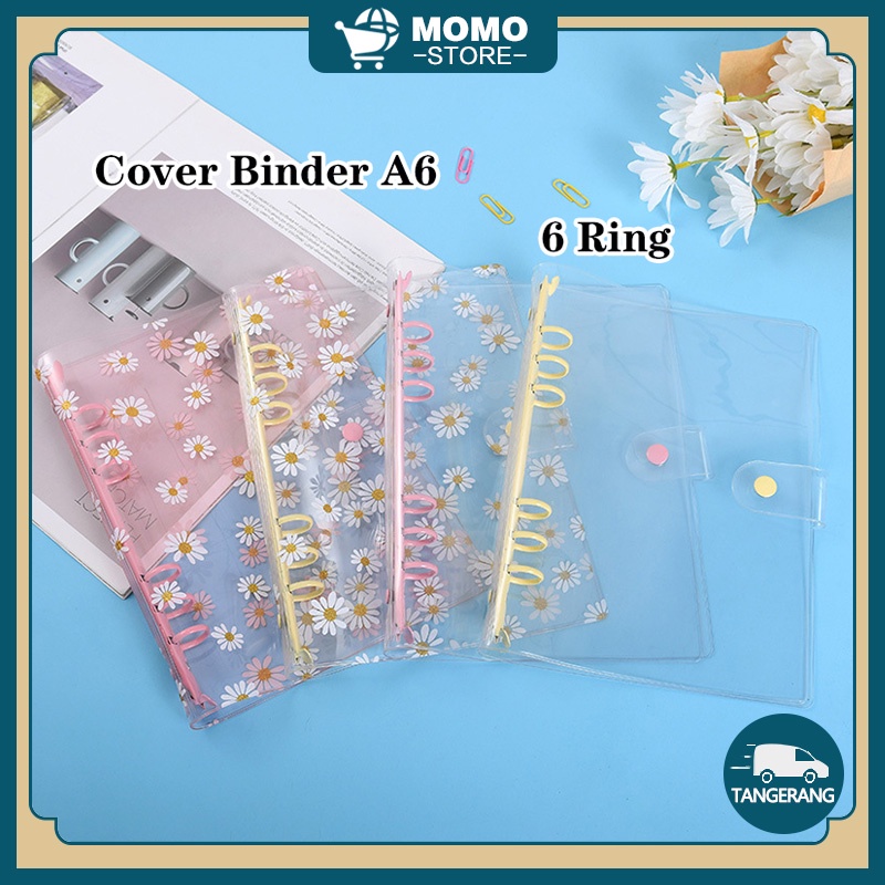 

AT 6 RingA6 Cover Binder Daisy / Cover Binder Bunga Aster / Cover Binder Daisy Transparent Binder
