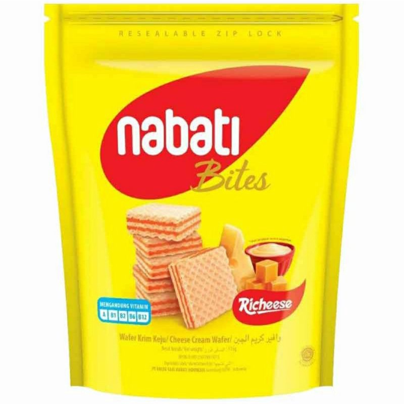 

Nabati Richeese Wafer Krim Keju 115G