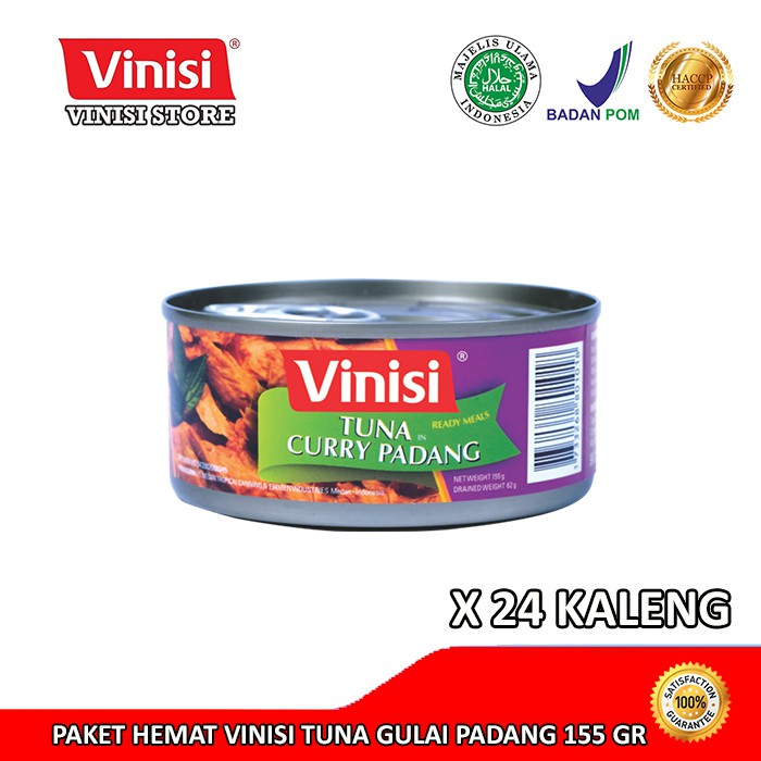 

Paket Hemat 1 Karton (24 Kaleng) Vinisi Tuna Gulai Padang 155 Gr