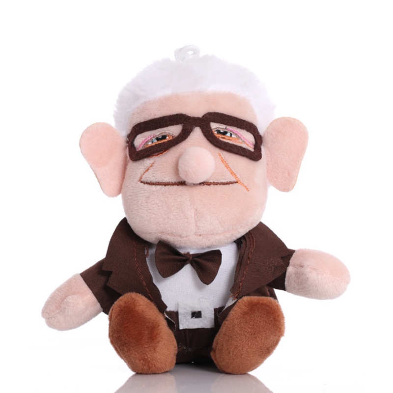 Ready Stock !!! 15cm UP Carl Fredricksen &amp; Wife Ally Plush Toys Doll Stuffed Soft Toys