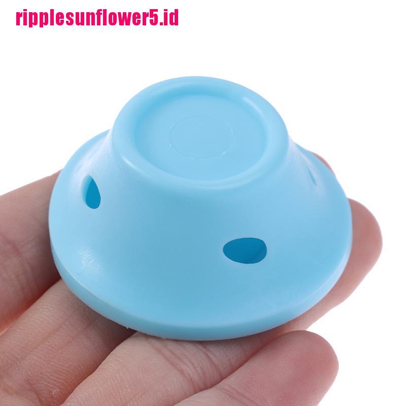 # Kaos T-Shirt Wanita Lengan Pendek Motif Print #10pcs Rol Pengeriting Rambut Bahan Karet Silikon Lembut