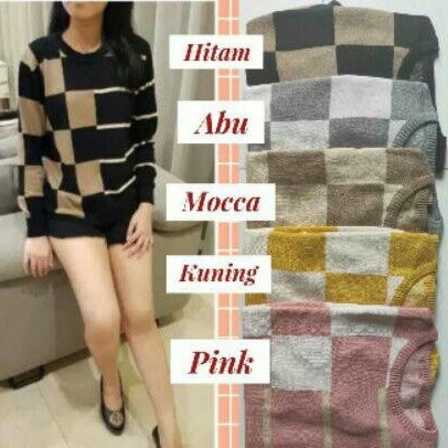 ATASAN RAJUT WANITA/BLUS RAJUT IMPORT/ATASAN KAOS WANITA