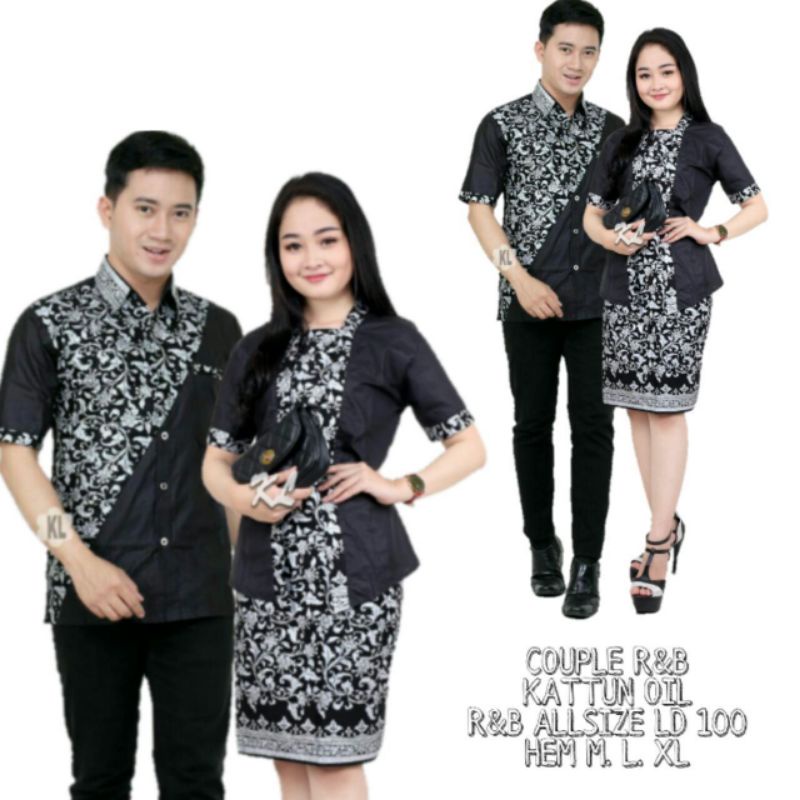 GROSIR BATIK LUSIANA COUPLE RNB SPAN PRADA