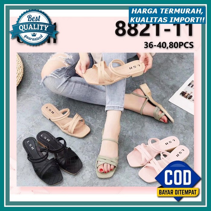 Sandal Wanita Slide Slip On Sandal Santai Sandal Terkini Sendal Slip On Wanita Kekinian 2022 Termura