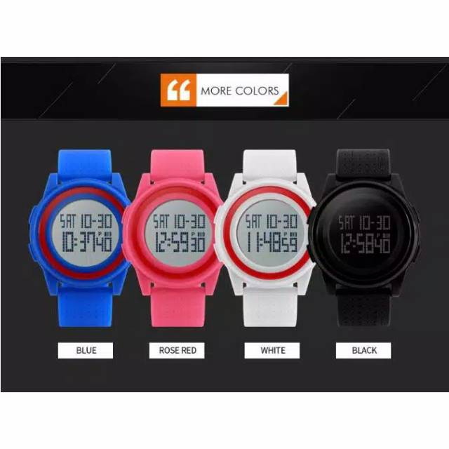 JAM PRIA/WANITA SKMEI 1206 WATER RESISTANT ORIGINAL