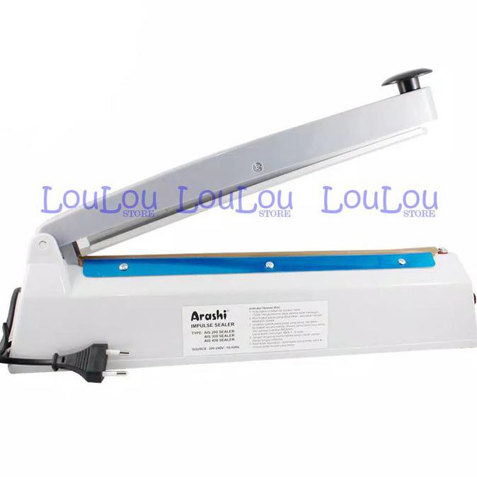 mesin sealer plastik 30cm / IMPULSE SEALER ARASHI 30cm/pres plastik