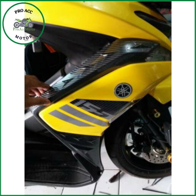 Cover list body depan carbon yamaha aerox 155