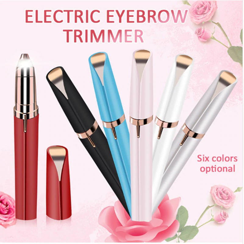 

[ READY STOCK ] 1 шт. Электрический бровей для удаления волос Эпилятор губная помада форма мини