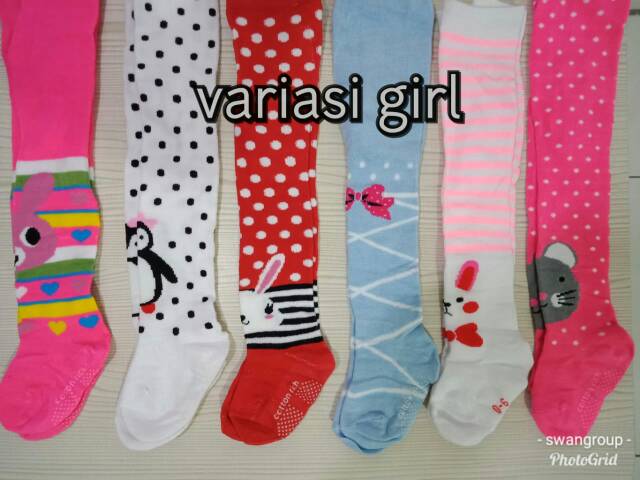 Legging bayi cotton rich tight motif