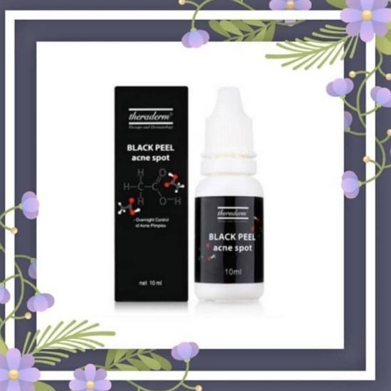 Theraderm Black Peel Acne Spot | Serum Jerawat korea