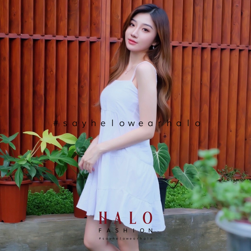 [HaloFashion] Jocelyn Sexy Flare Dress Mini Dress Korean Fashion (NON STRETCH)