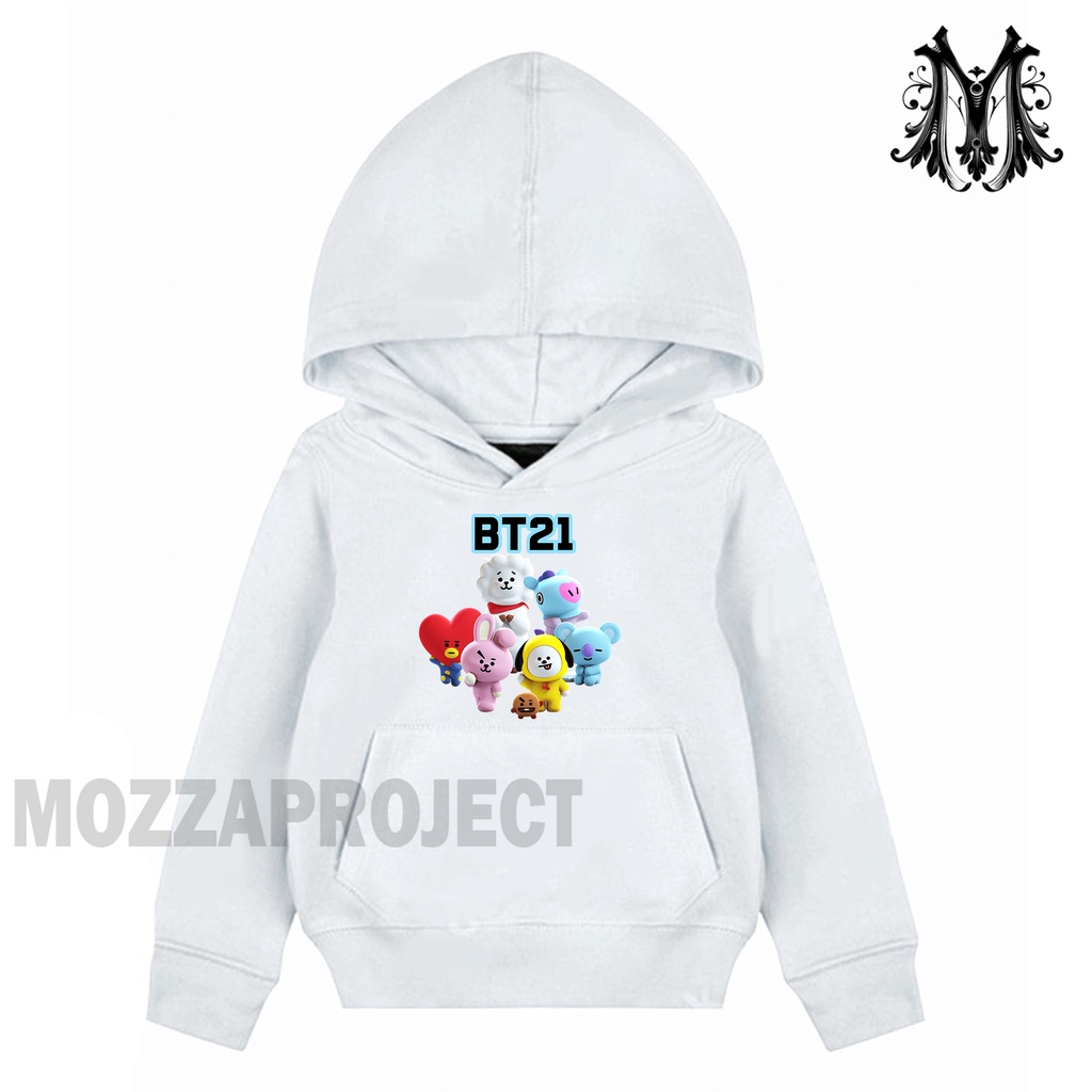 Hoodie Anak Laki Laki Dan Perempuan BT21 Sweater Anak Unisex