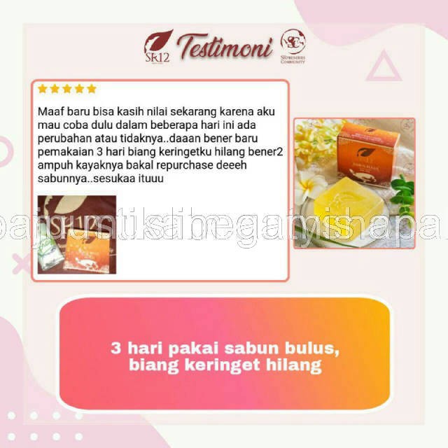 SABUN BULUS HERBAL SR 12 BPOM ! SABUN PENCERAH WAJAH /  BULUS BAR SOAP SR12 ORIGINAL