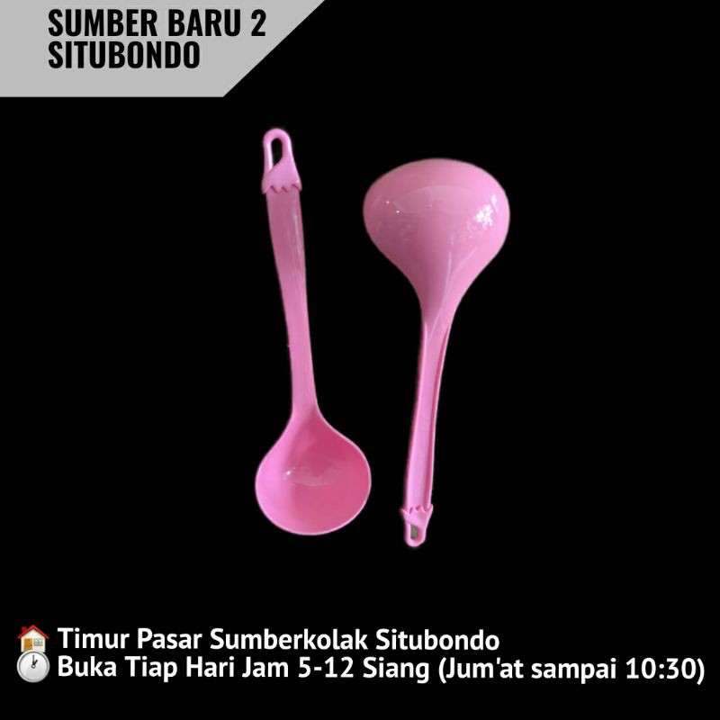 Erus Sendok Sayur Plastik Great Dx Tanggung