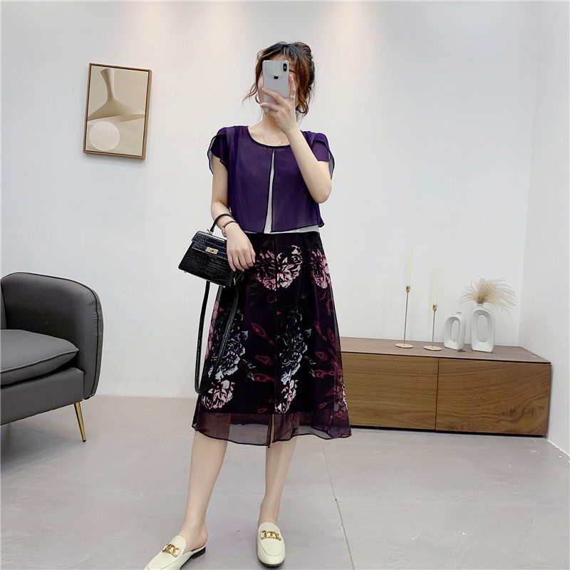 IDR-18 import korean casual floral dress korea high quality japan casual wanita