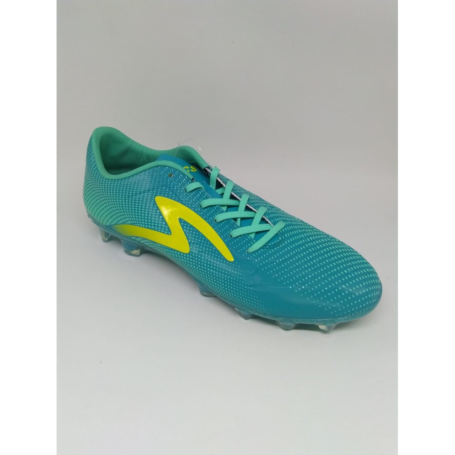 Sepatu bola specs original Swervo thunderbolt mineral blue/aqua new