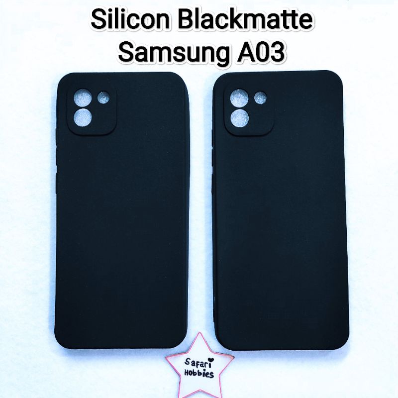 Samsung A03 Silicon Blackmatte (COD)