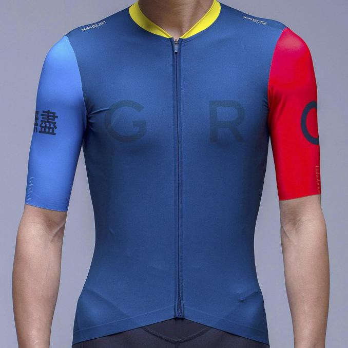 Jersey Sepeda GRC LOGO COLOR WOVEN JERSEY Baju Sepeda Road Bike GRC - L