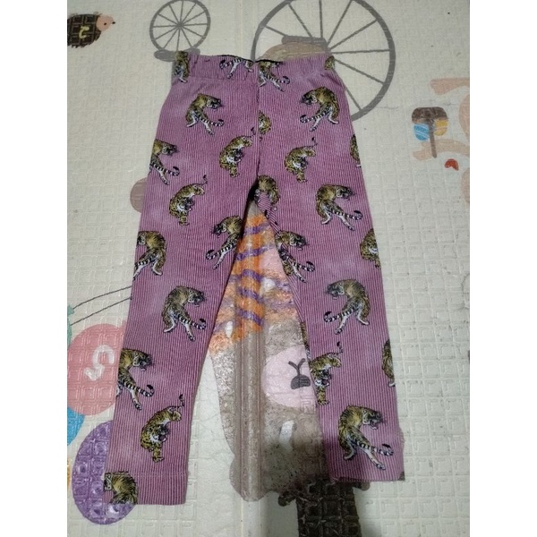 Preloved Jegging Zara Kids Tiger Stripes Preloved Zara Baby Pants Preloved Legging Anak Zara Girl
