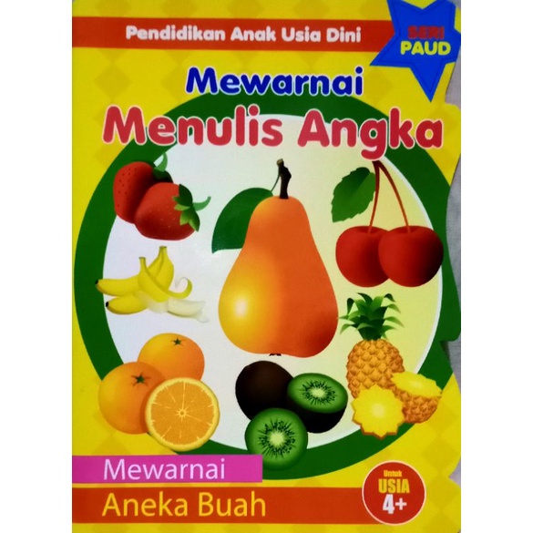 Buku Mewarnai Buah - Daffa Media
