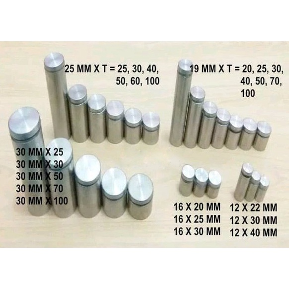 SIGN BOARD PEN IKLAN DIAMETER X PANJANG - (30 X 40) (30 X 30) (12 X 30) (12 X 25) (25 X 40) (25 X 30