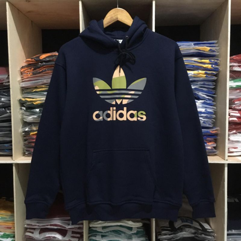 HODDIE ADIDAS TREFOIL CAMO LOGO | OUTERWARE | SWEATER