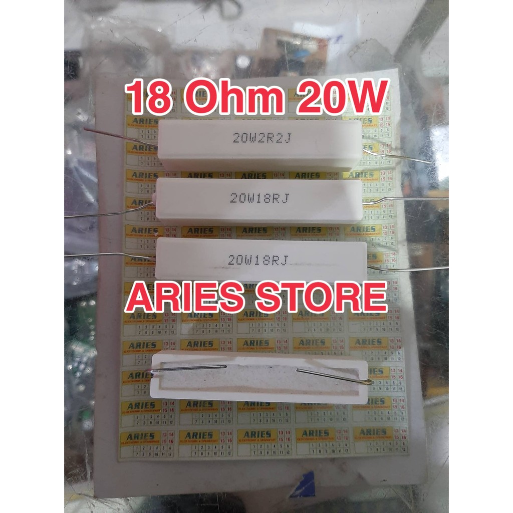 RESISTOR 20W 18 OHM 20 WATT