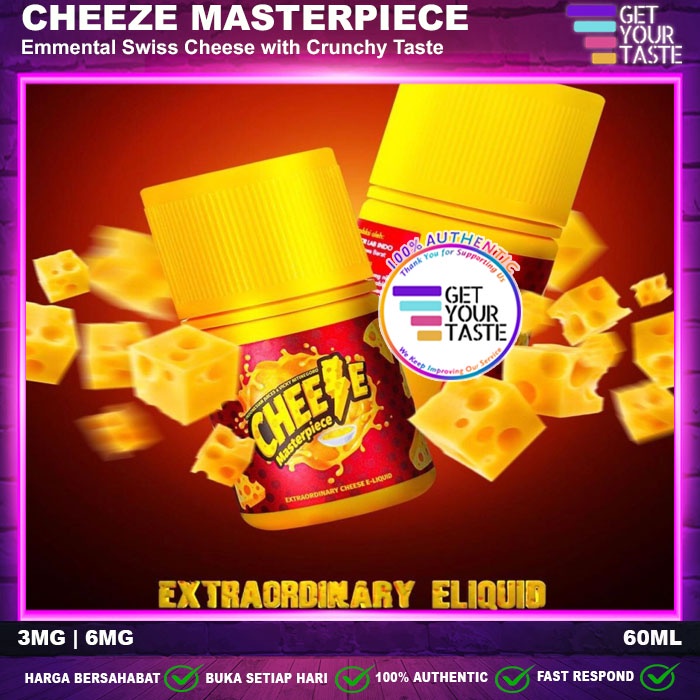 Liquid Cheeze Masterpiece 60ML by Vicky Nitinegoro x Indonesian Juice