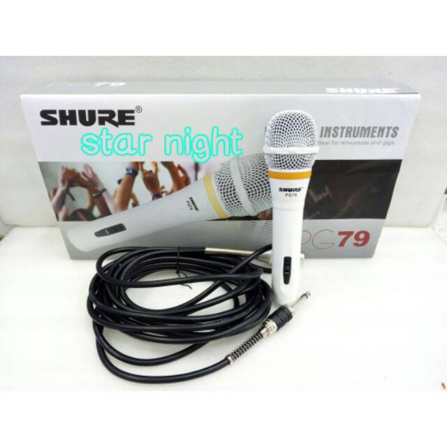 Mic Kabel Shure PG 79 - White