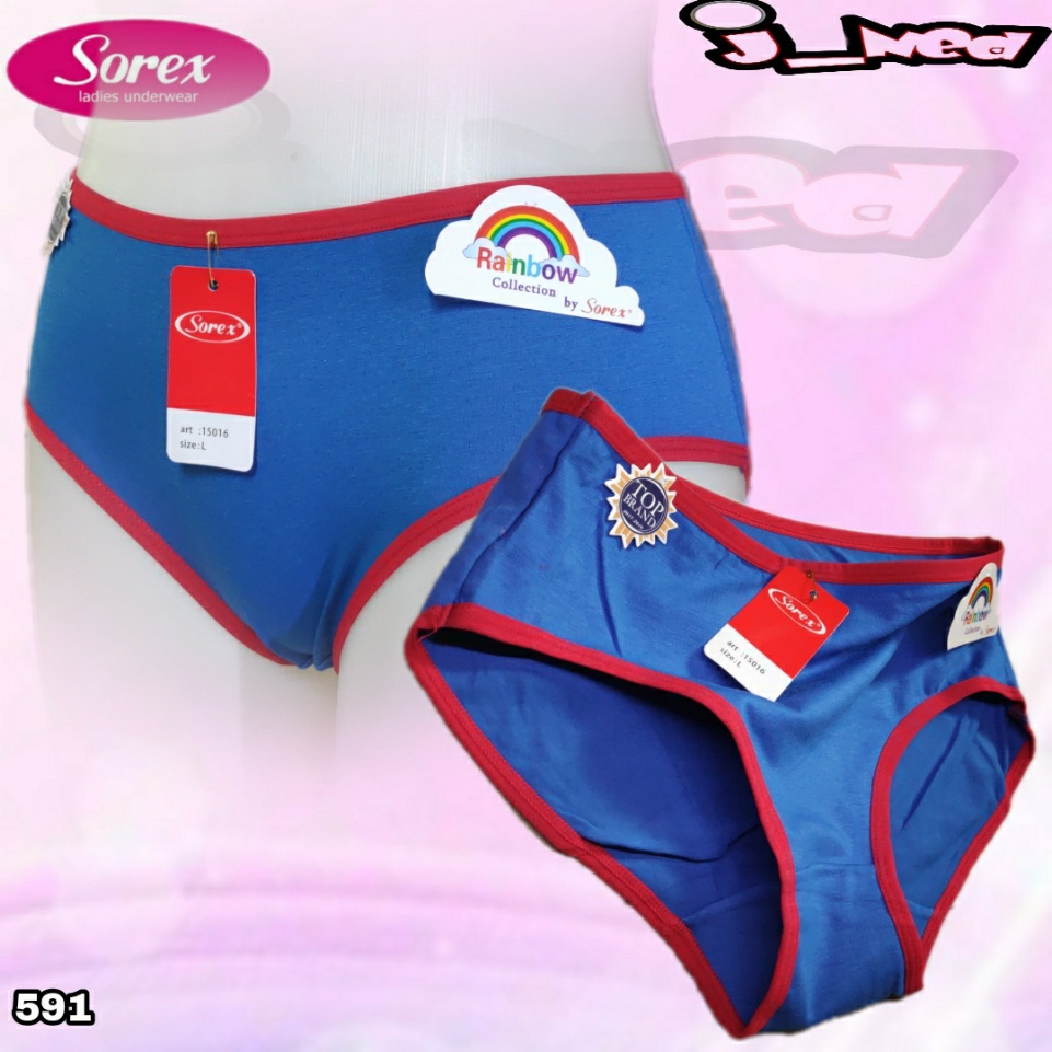 J591 CELANA DALAM WANITA IMPORT CD WANITA SOREX RAINBOW