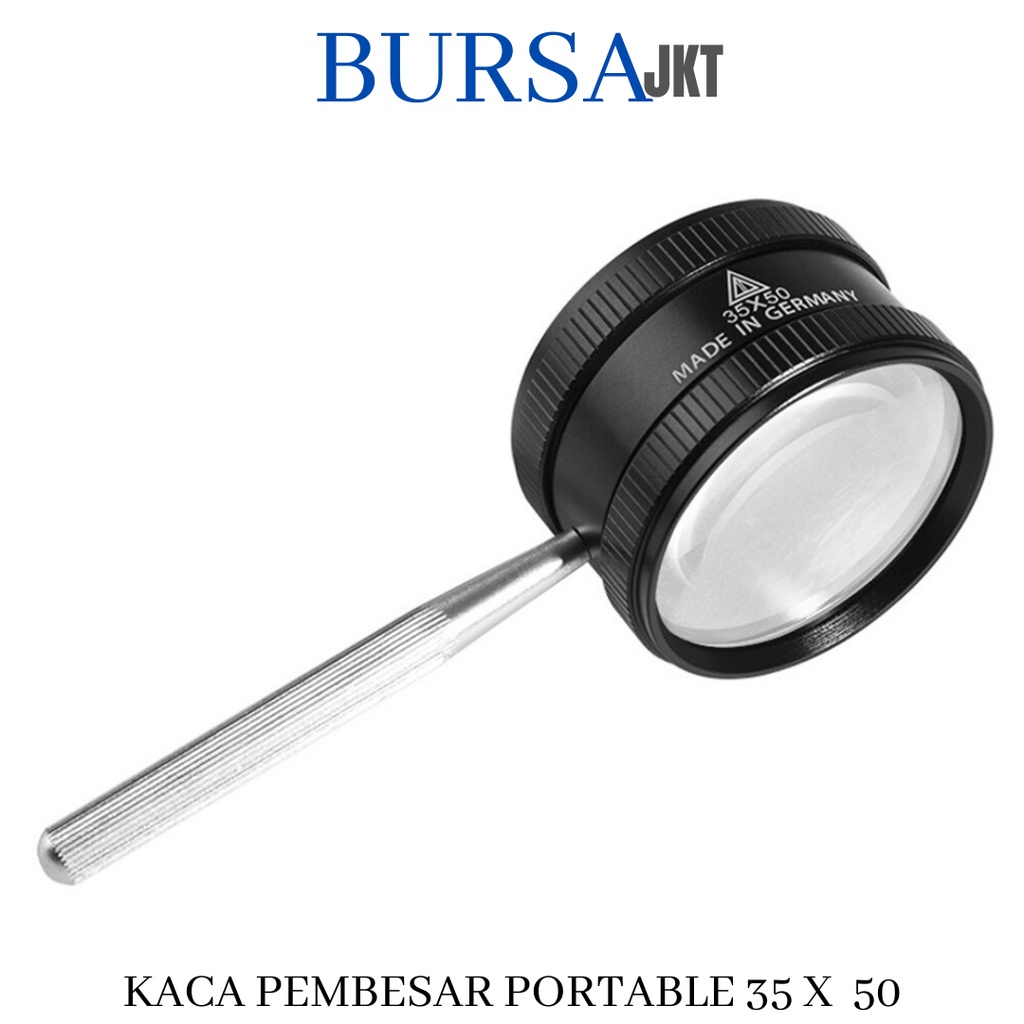 KACA PEMBESAR 35 X 50 MM LENSA OPTIK K9 PORTABLE PEMBESARAN 35 X