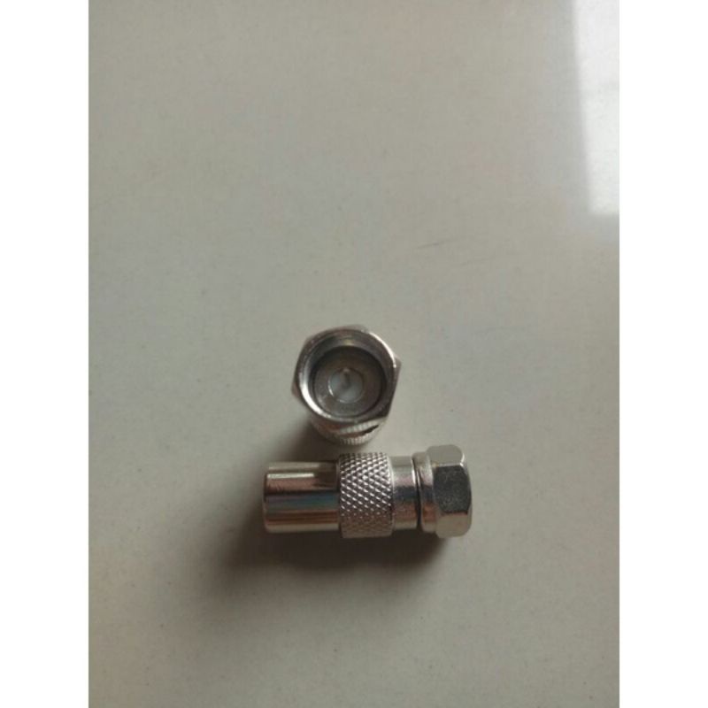 CONNECTOR F MALE TO PAL MALE/JACK PAL COWOK BESI