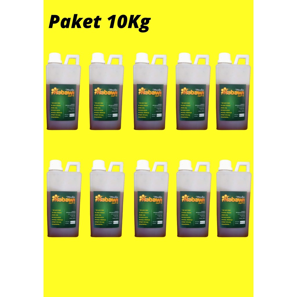 

Paket 10 kg - Madu nabawi asli 100%