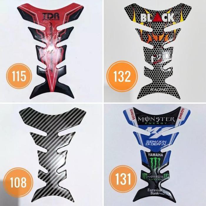tank pad sticker timbul pelindung tangki Vixion cbr cb 150r Megapro verza byson stiker motor