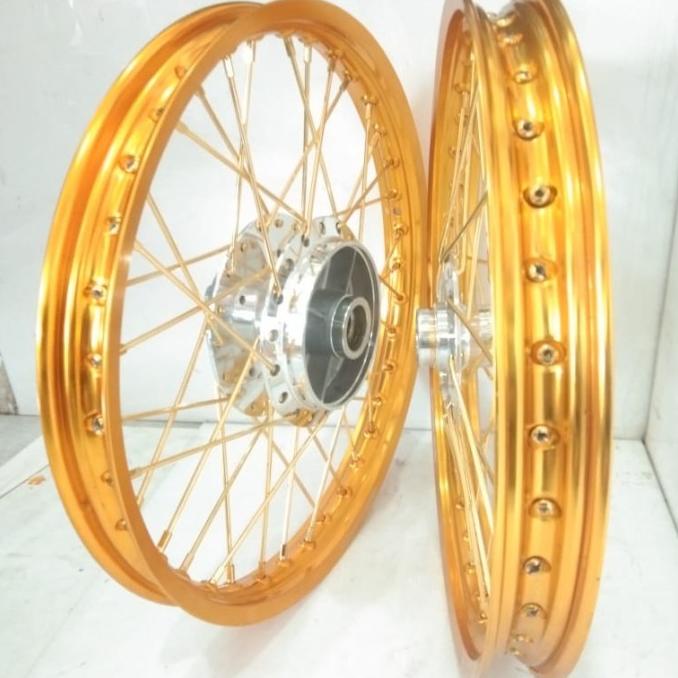 Sepaket Velg Tromol Jari Plus Stell Jari Motor Mx Old -Vega - Jupiter